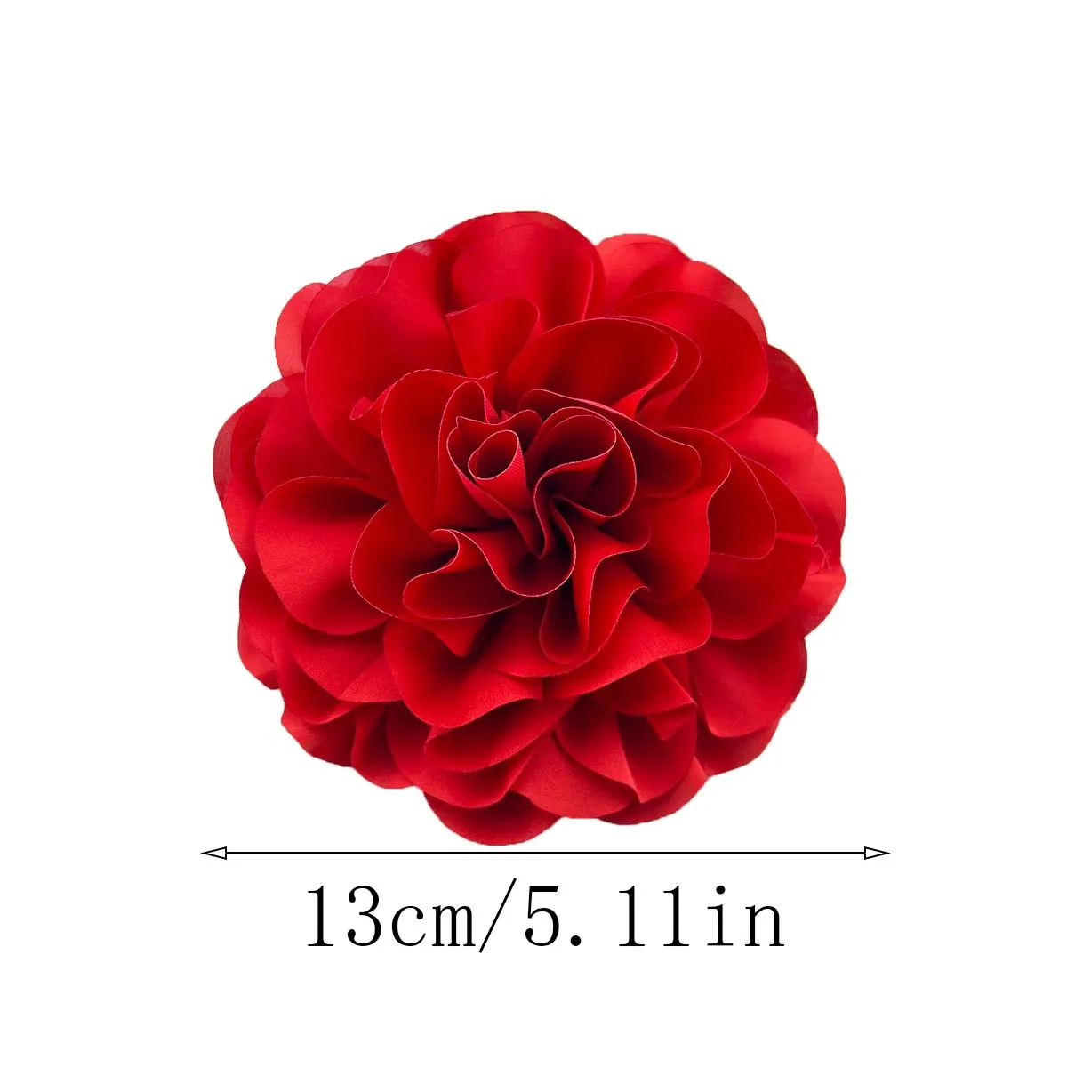 13cm Multi -layer Exaggerated Flower Brooch for Women Men Unisex Unique Suit Coat Sweater French Metal Pin Host Bust 2024 NEW