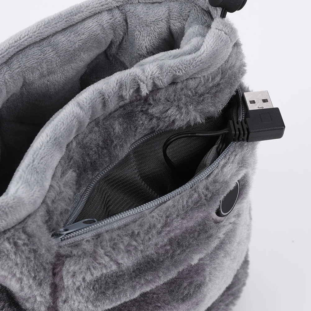 Обувь с электрическим подогревом USB, удобные зимние термосапоги, утепленные тапочки унисекс, зимние ботинки с подогревом, аксессуары для зимних видов спорта