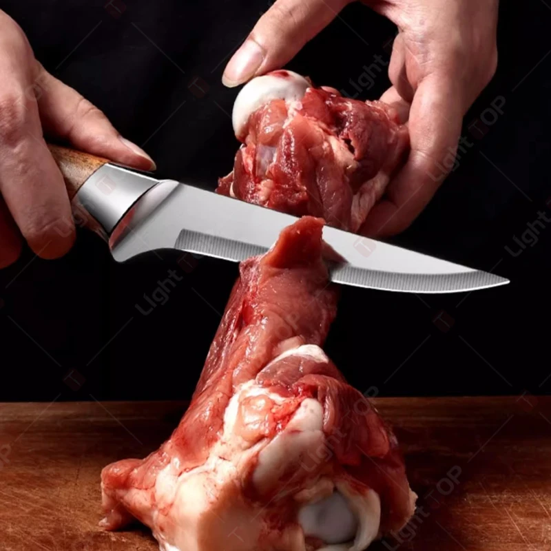 Professional Kitchen Knives Set 3pcs Chef Knife Sharp Fruit Slicing Vegetable Cutting Knife Kitchen Stainless Steel Boning Knife image 4