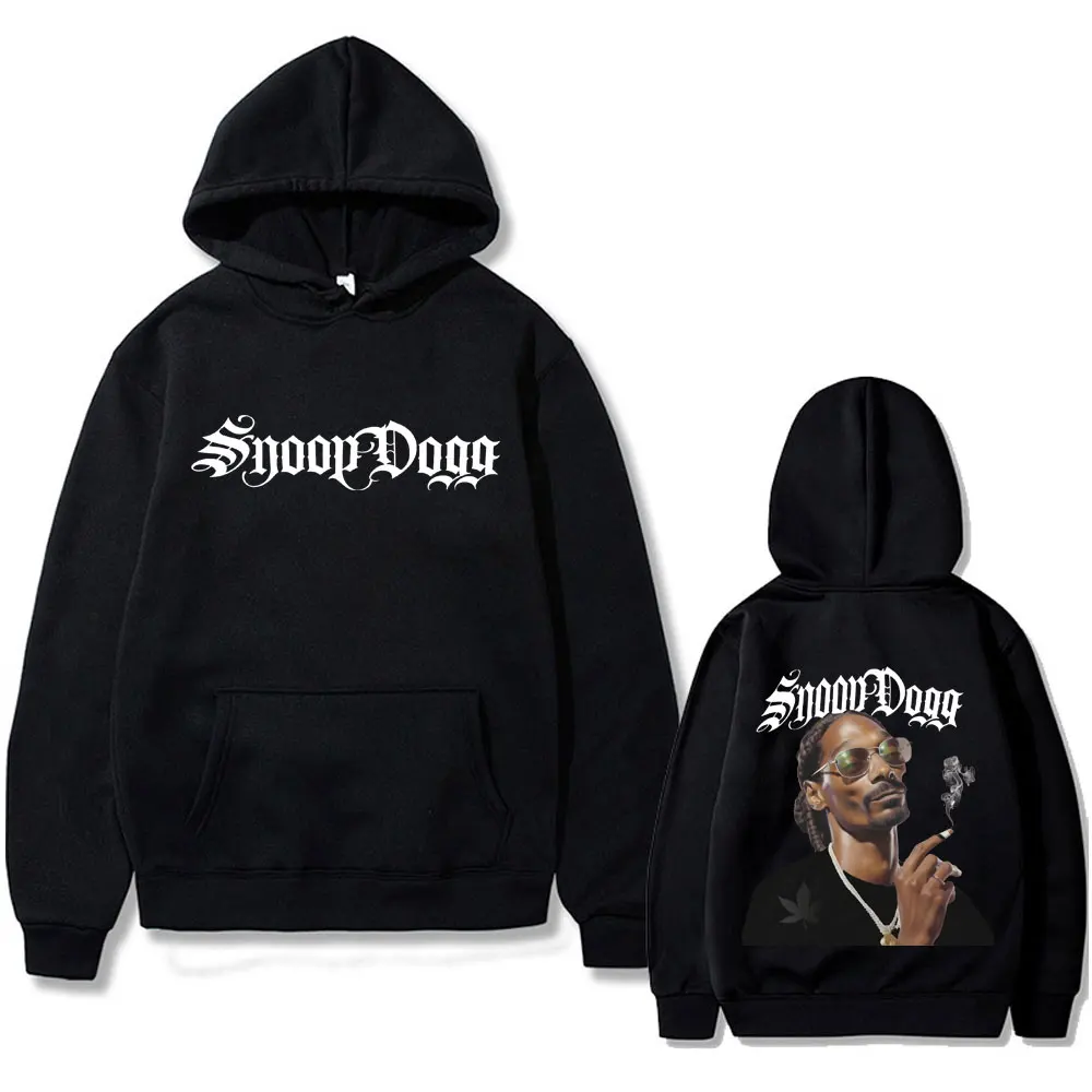 

Rapper Snoop Dogg Graphic Hoodie Men Women Hip Hop Oversized Sweatshirt Men's Casual Fleece Cotton Tracksuit Vintage Streetwear