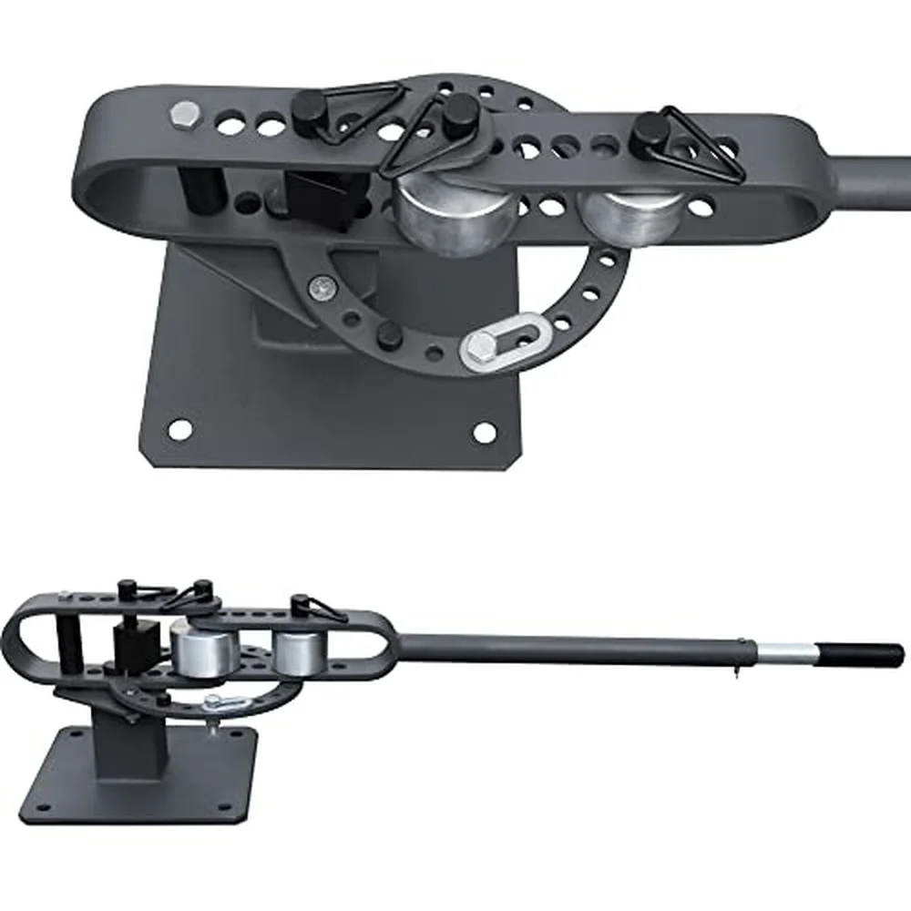 Bench Top Metal Bender Manual Flat Bar Bender with 7 Dies Compact Metal Bender Machine YP 9