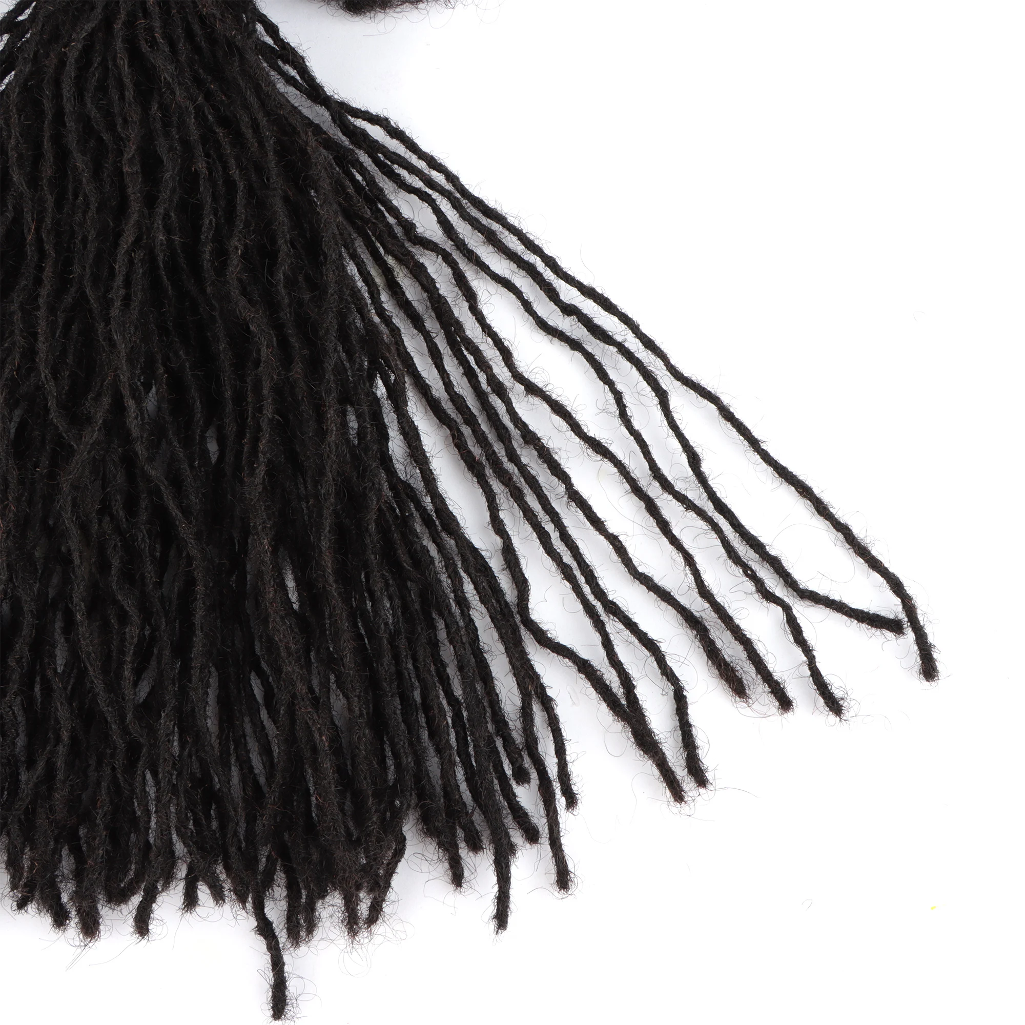 AHVAST micro locs 0.1cm width extesion interlocs sister dreadlocks extensions locs 100% human hair soft locs