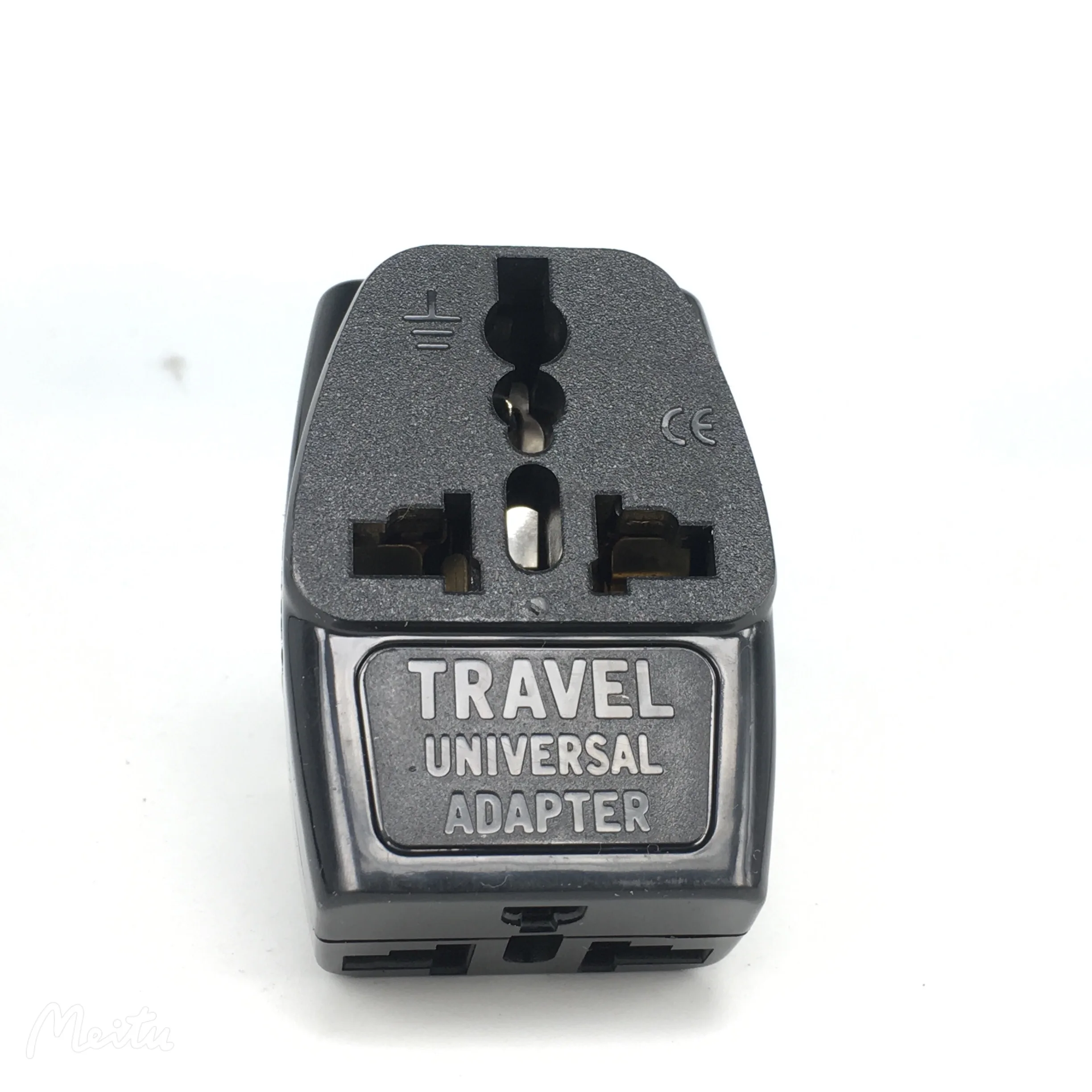 2 in 1 Type M Large 15 amp BS 546, 2 Port Multi Outlet Black Color 1 TO 3 EU AU USA PLUG 16A South Africa Travel Adapte 250V 16A