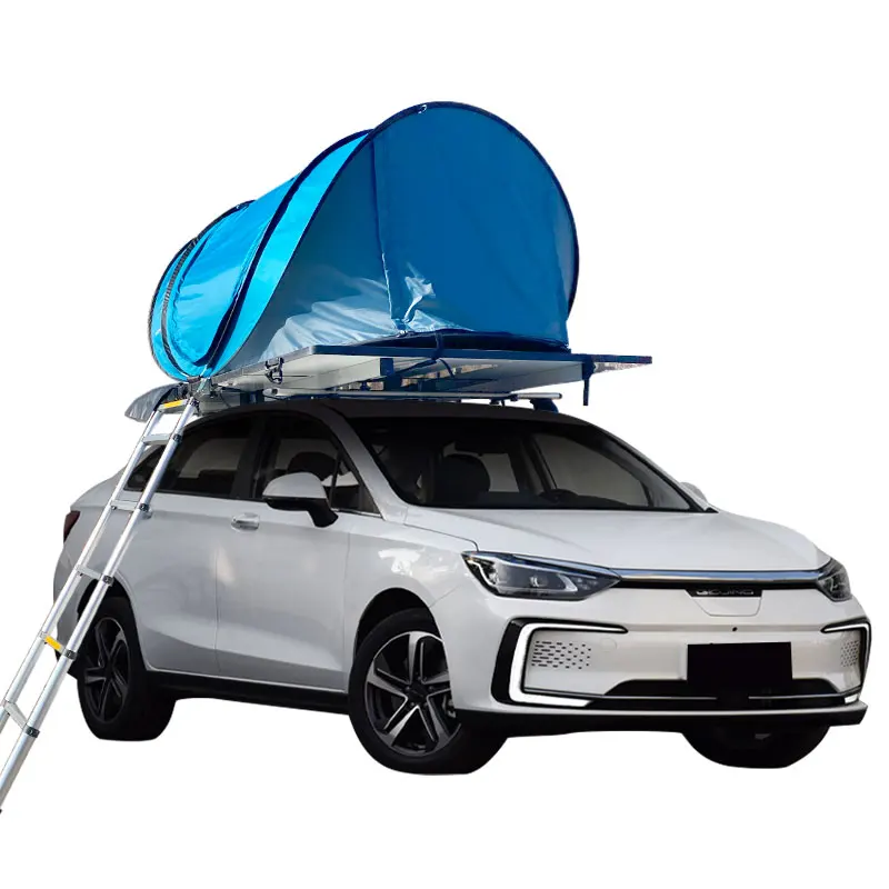 !@Portable Cotton Cloth Camping Tent Quick Open Inflatable Cabin for Summer Picnics in Parks