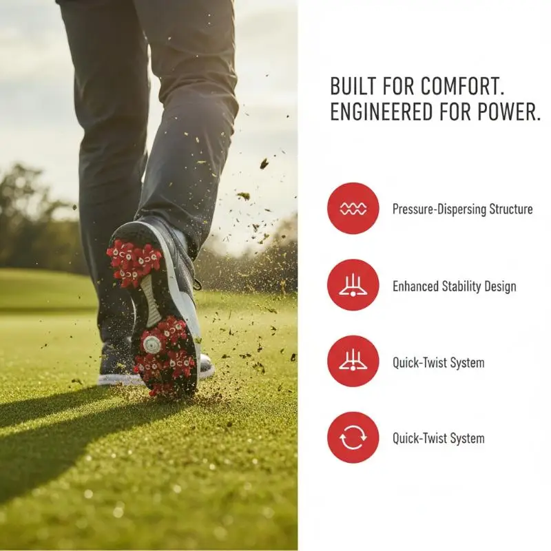 Ersatzspikes für Golfschuhe, 16/18 Stück, aus strapazierfähigem TPU-Material, rutschfest, einfache Montage, für Herren und Damen, geeignet für Golfplätze und Training. – Detail 8