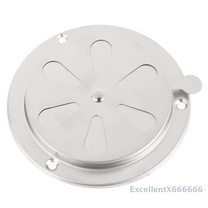 95/125mm BBQ Grill Smoker Exhaust Vent Stove Adjustable Air Vent Grille Round Ducting Ventilation Grilles Cover 2