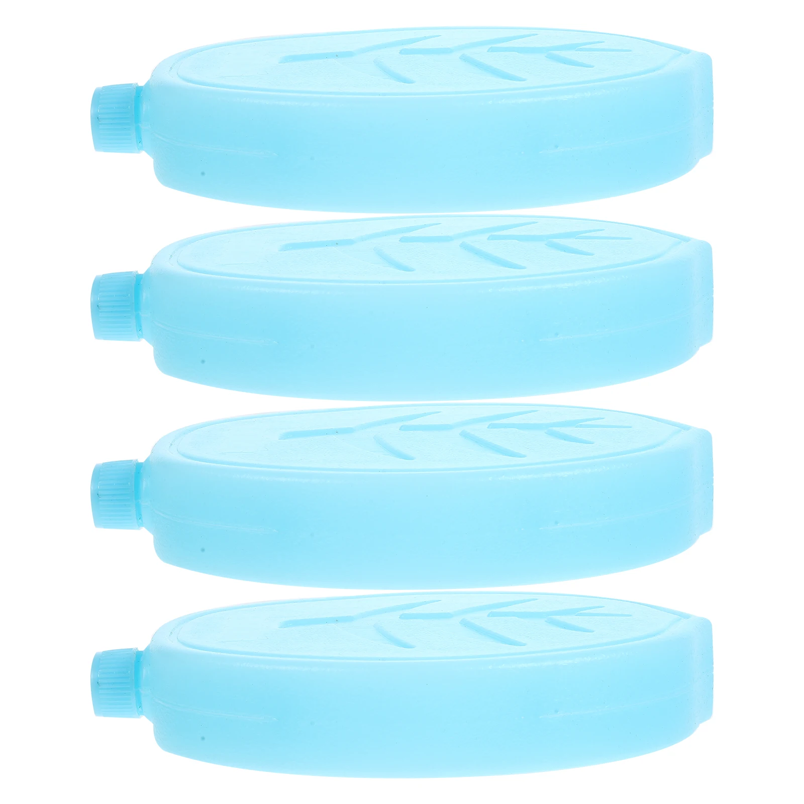 

4 Pcs Ice Crystal Boxes Portable Refrigeration PE Plastic Ice Packs for Cooler Lunch Box Pet Feeder Storage Containers Reusable