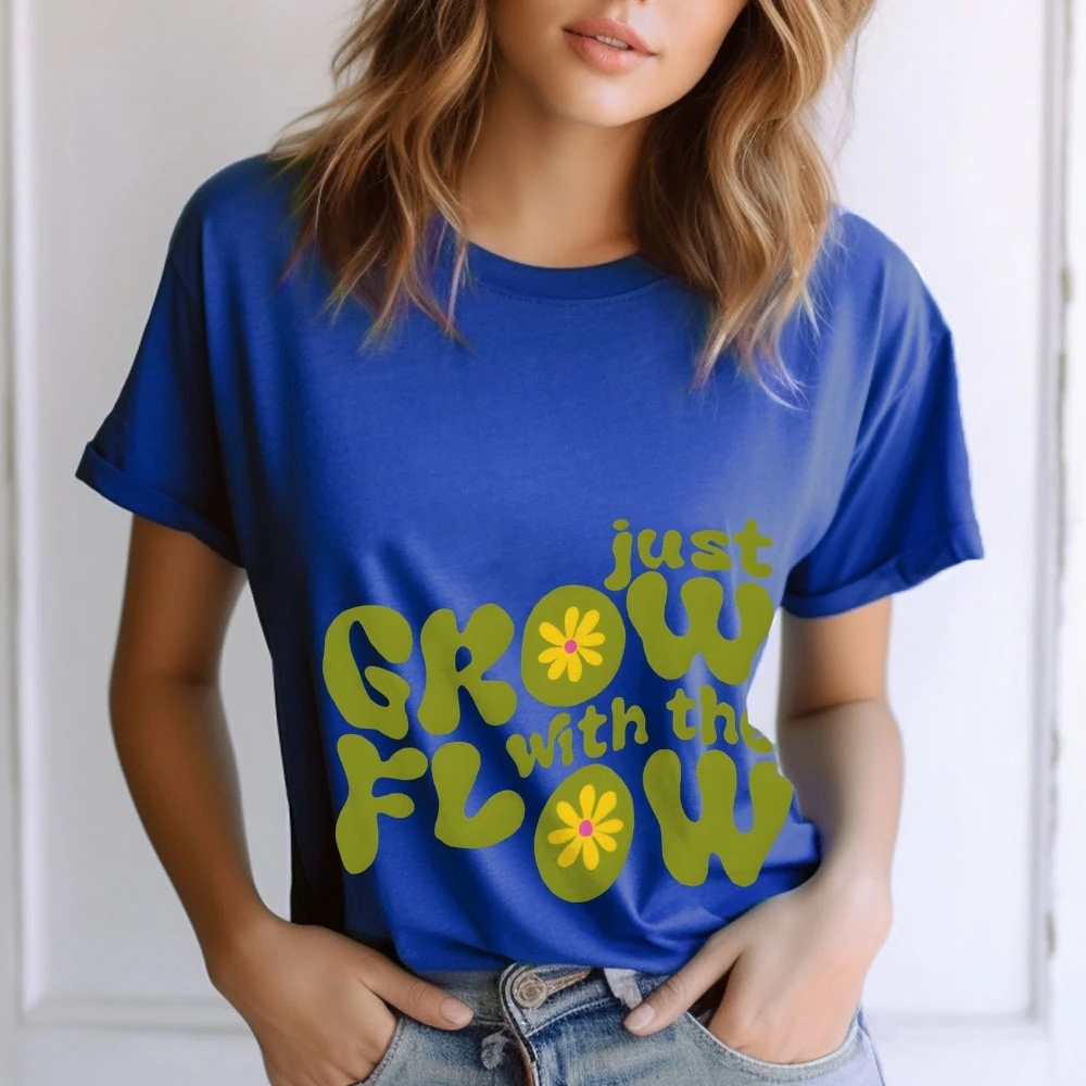 Dames Engelse Daisy Y2k T-shirt 2025 - Vintage print katoenen top, hoge kwaliteit zomer dameskleding oversized Y2k Tee