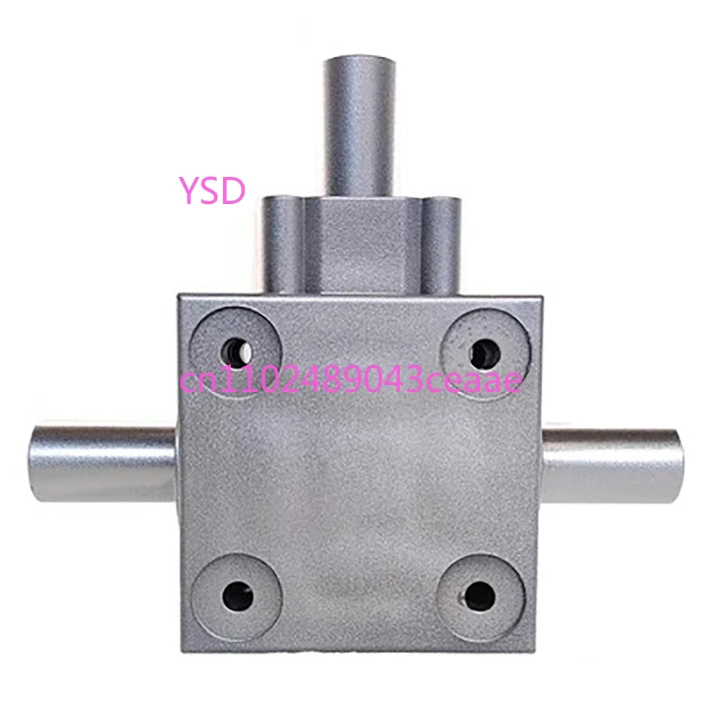

90 Degree T Type Commutator Right Angle Gearbox Reverse Steering Gear 2.5 Module 16 Teeth 1000RPM Max Speed 20NM Load