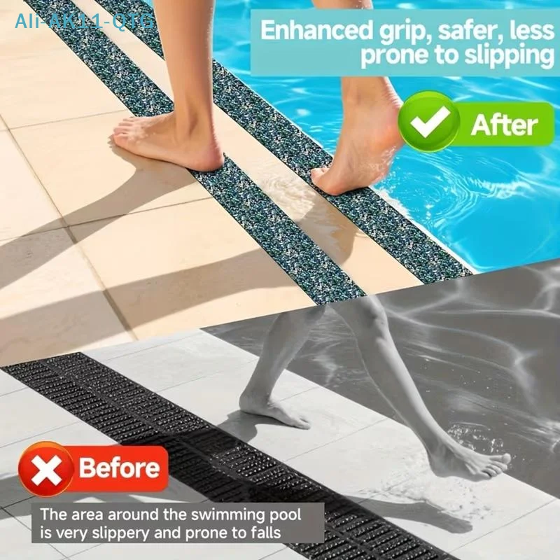 Hot High-strength Anti-slip Tape, Suitable For Indoor And Outdoor Stairs, Swimming Pools, And Bathrooms, Easy To Apply