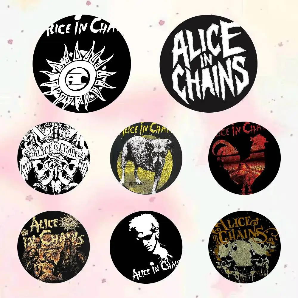 Rock Band Alice In Chains Cartoon Game Brooch Badge Bag Jacket Pins Jewelry Accessories Gifts