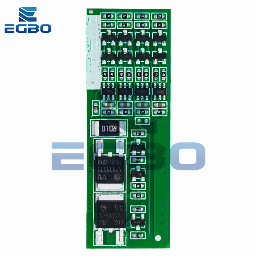 EGBO 4S 8A Polymer Li-ion Lithium Battery Charger Protection Board For 4 Serial 4pcs 3.7 Li-ion Charging Protect Module BMS