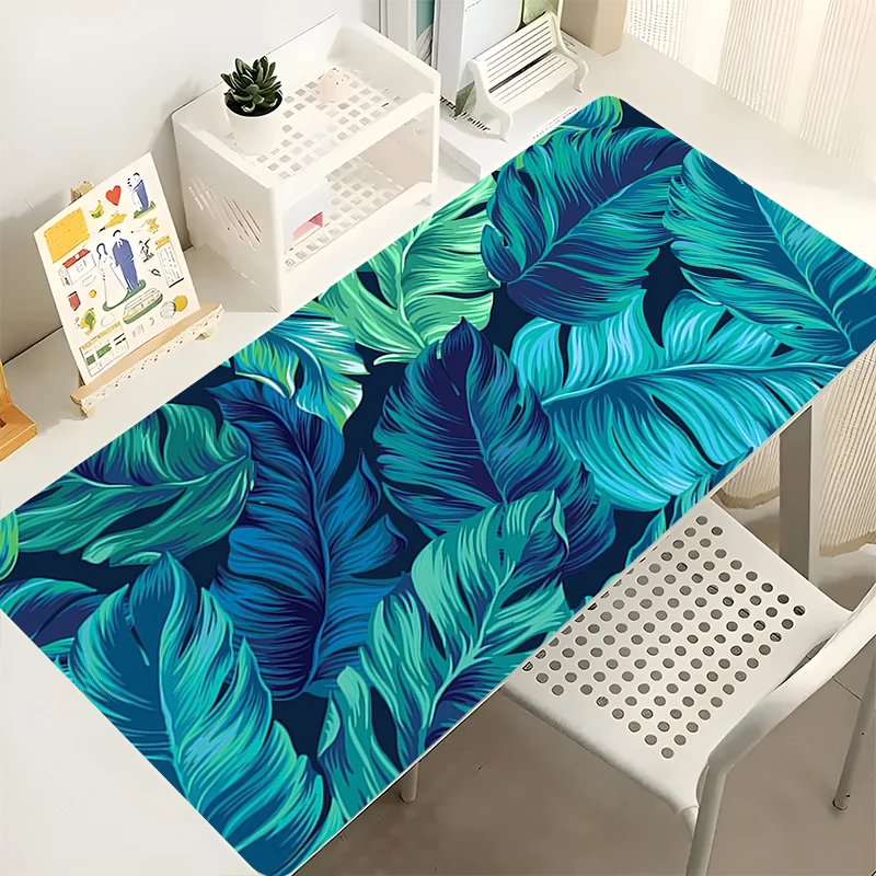 

Mouse Pad Green Tropical Plants PC Accessories Mousepad Laptop Non Slip Extended Pad Rubber Keyboard Pad Desk Gaming Mouse Mat