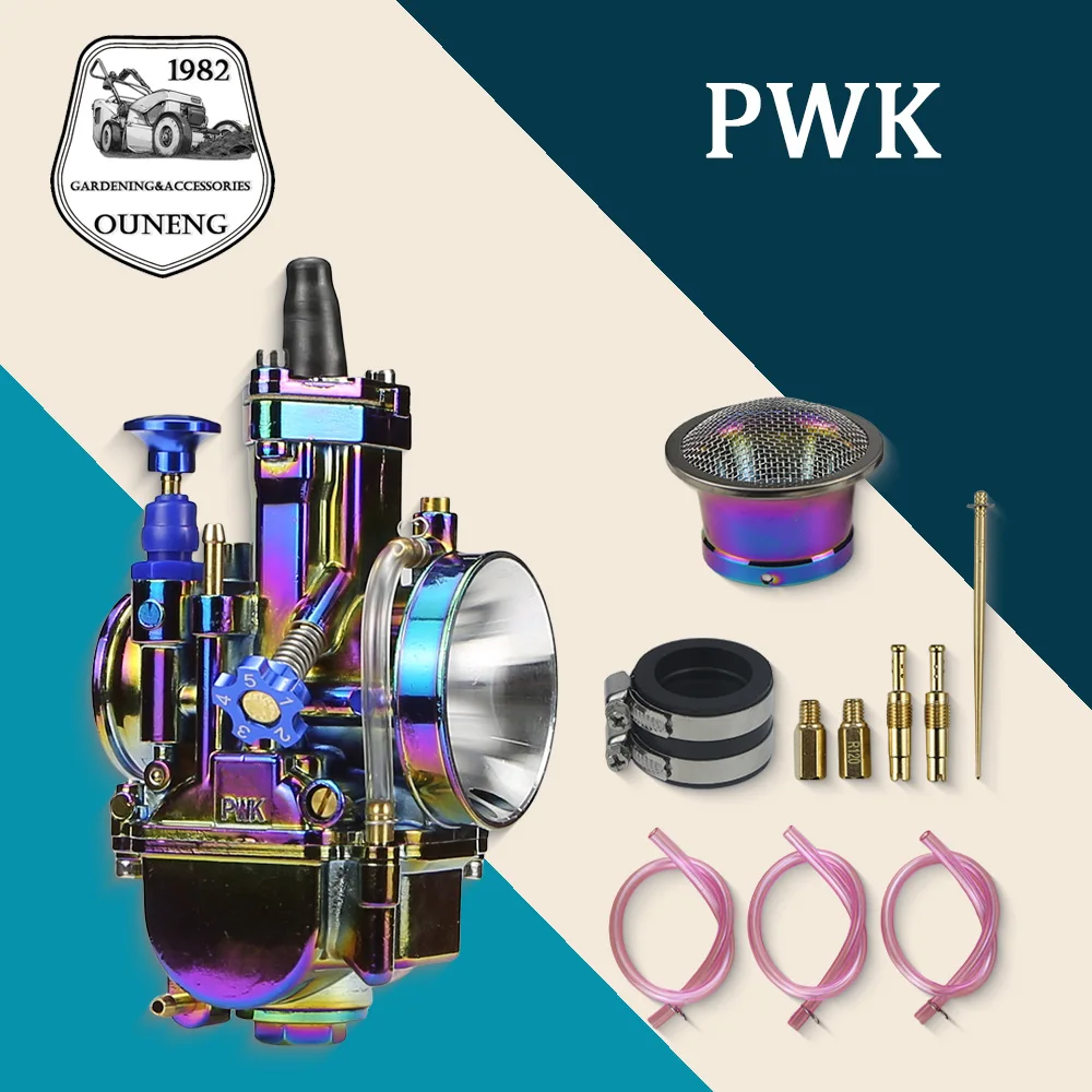 

For KEIHIN KOSO OKO PWK 24 26 28 30 3234mm Blue Bowl 2T 4T Scooter ATV Dirt Bike Racing PWK With Power Jet Carburetor Carb