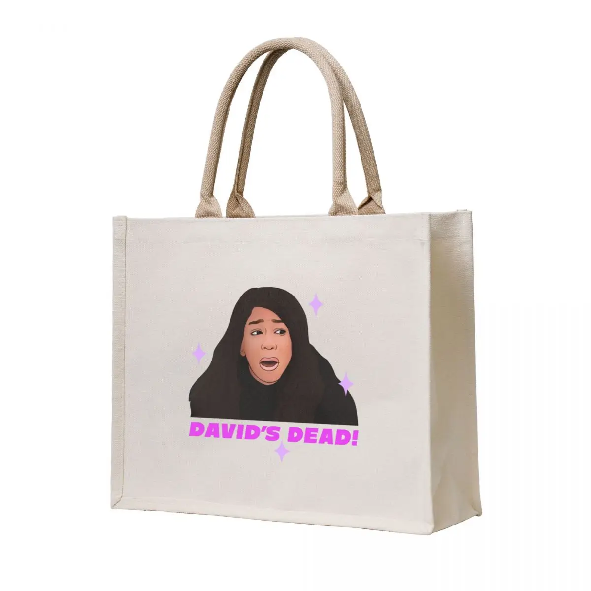 

David's Dead! Tote Bag free delivery bags Women's handbag sac pour femme canvas tote bags