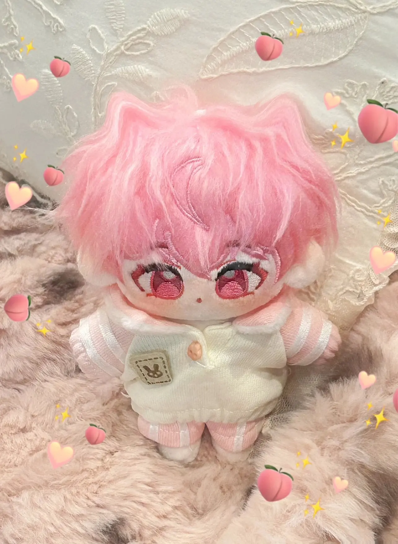 2023 New Arrival Plave Bamby 10cm Cartoon Cotton Doll Naked Cotton Dolls Cosplay Es Plush Toys Doll Pillows Pendant