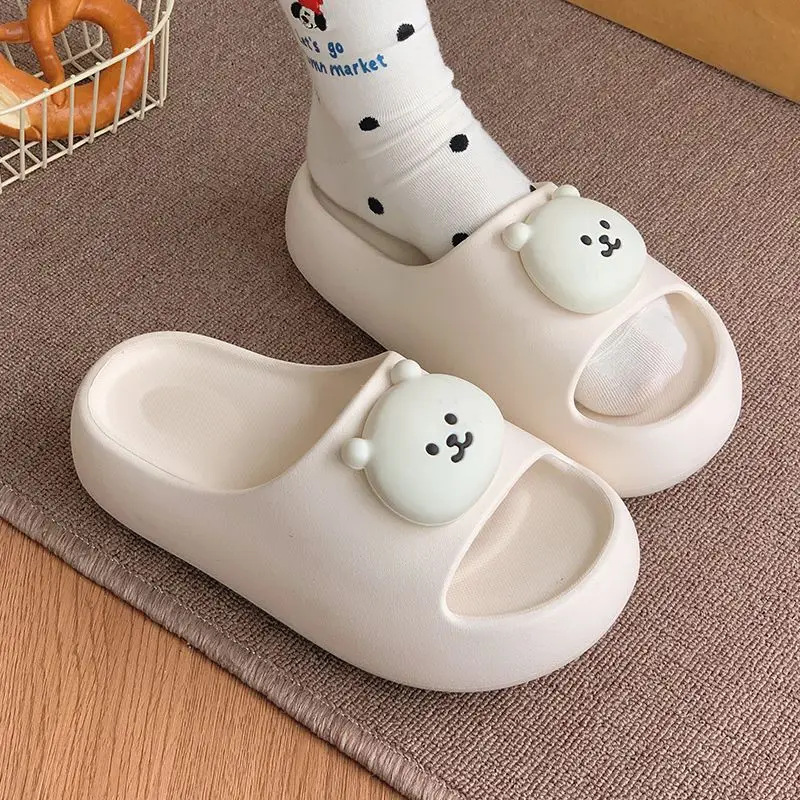 Anime House Slippers 2026 Kawaii Usagi Girls Summer Eva Slippers Cute Leisure Indoor Shoes Anti-Slip Sandals Thick Sole Slippers