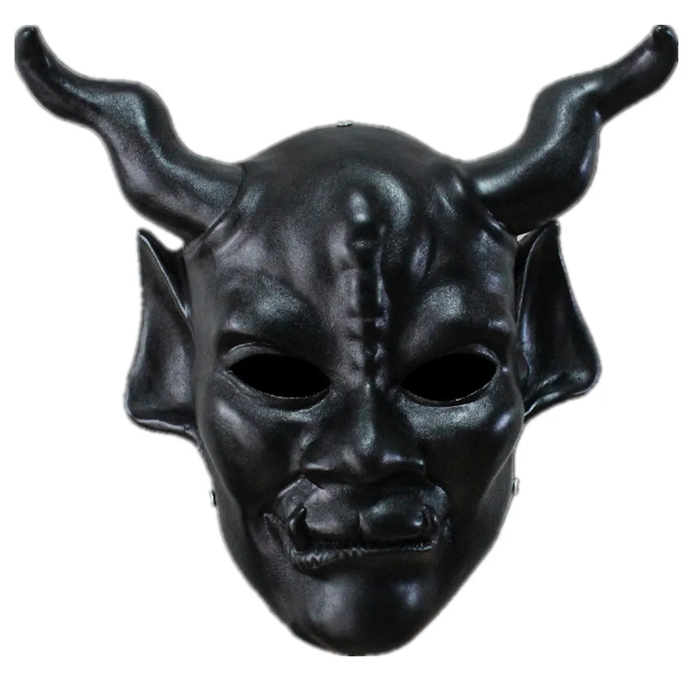 

Bullhorn Demon Mask Halloween Party Game Theme Costume Demon Cosplay Mask Props