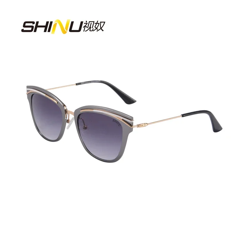 SHINU brand sunglasses Retro Vinatge Designer sunglass aluminum sunglasses Fashion Brand Sun Glasses For Women oculos de sol