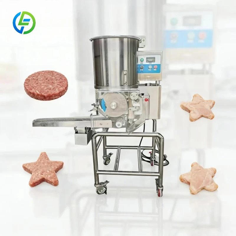 Customize Fast Food Hamburger Patty Forming Machine Automatic Burger Patty Molding Machine Commercial Meat Patty Maker Equipment