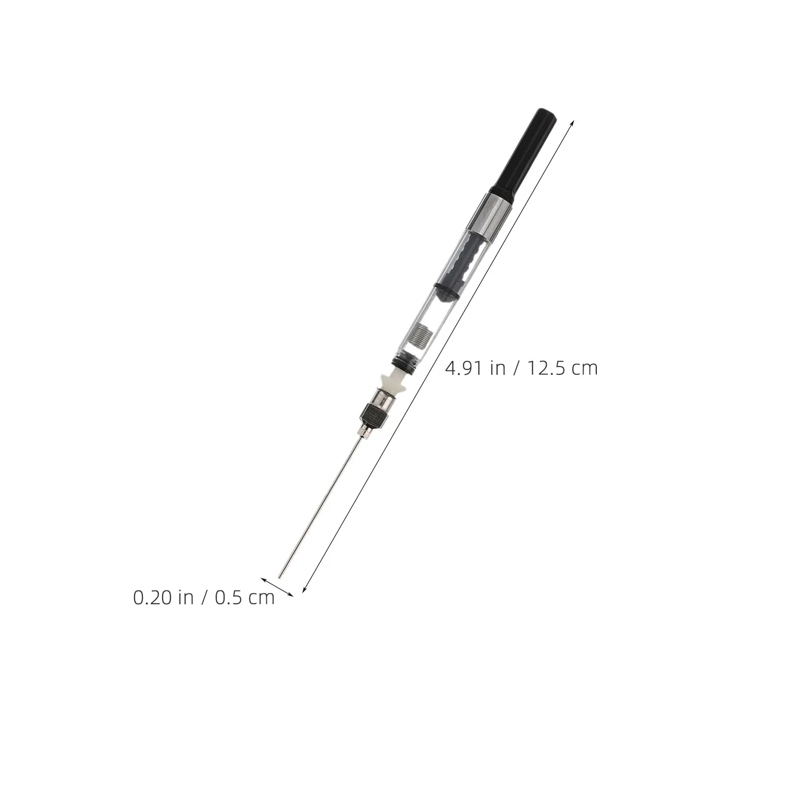 20Pcs Fountain Pen Ink Syringe Converter Precise Dosing Refill Absorber Anti-Drip Cartridge Transfer Tool for Students Hobbyists