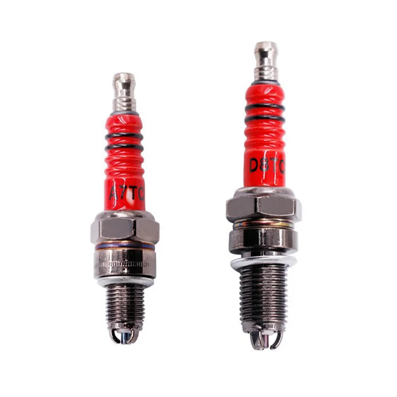 A7TC D8TC Spark Plug GY6 50cc-70cc 90cc 110cc 125cc 150cc 160cc Motorcycle ATV Quad Scooter Go Kart Moped Mini Dirt Racing Bike