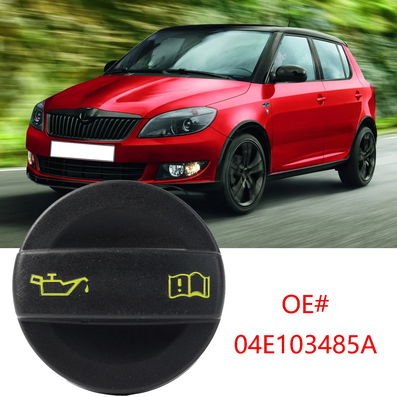 

Tank Cap For Skoda Fabia Citigo Octavia Rapid Roomster Yeti Car Engine Oil Petrol Fuel Tank Filler Cap Cover 04E103485A