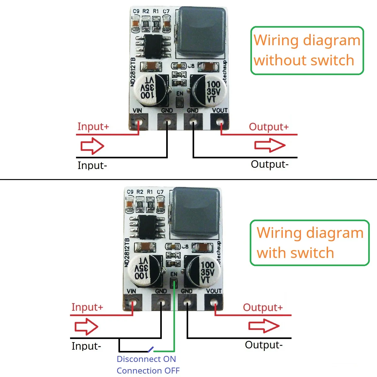 5A Input DC 5-30V Output DC 3V 3.3V 4V 5V 6V 9V 10V 12V Synchronous DC-DC Buck Converter for Moter LED Car Motorized Bicycle