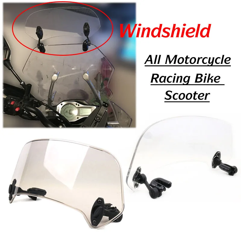 

Adjustable Windscreen Windshield Extension Spoiler Wind Deflector Lockable For BMW F750GS F850GS F650GS F800GS F700GS R1250GS