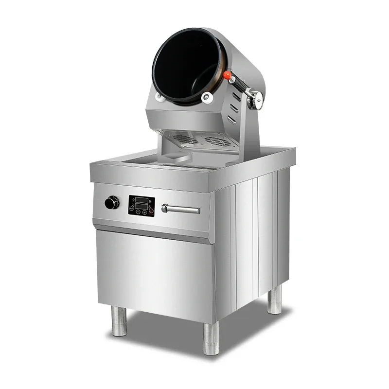 

Commercial Cooking Machine Single Head burner Pot Rotate Drum Stir Fry Electric t Fryer Chef Best Wok Induction