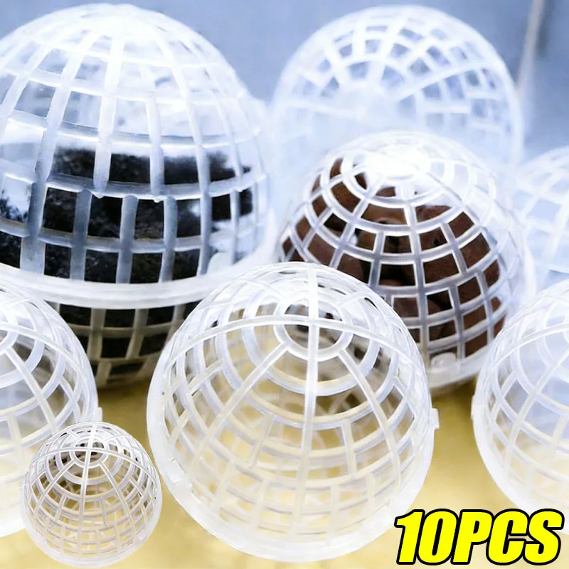 Bolas de Suspensión Porosas de Plástico de 80/150 mm, Relleno para Plantas, Bolas Flotantes Biológicas, Relleno de Poliuretano para Cestas Colgantes de Jardín