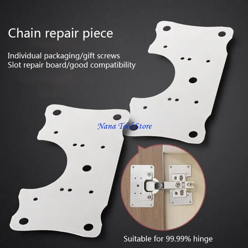 31GJ Stainless Steel Hinge Repair Plate Hinge Repair Brackets Hinge Accessories