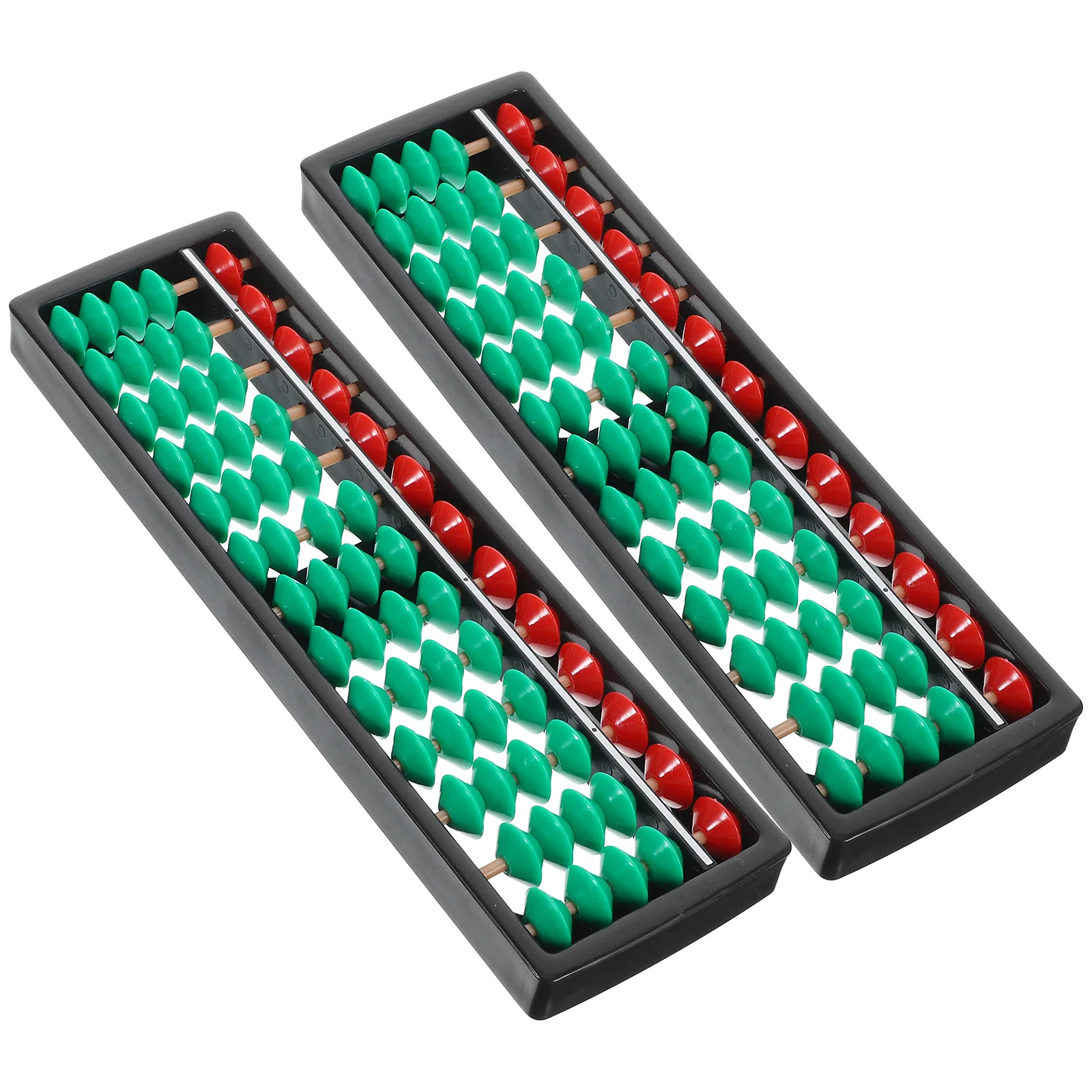 2 個 13 行カラフルなプラスチックそろばん子供教育数学おもちゃ算術学習ツール軽量中国ビーズカウンター