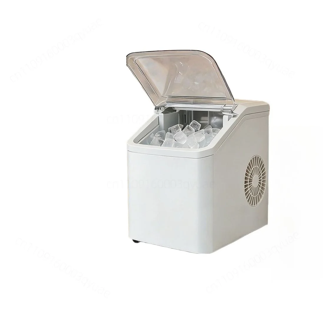 Basic Portable Countertop Ice Maker 15kg Daily Output 6 Mins Fast Ice Making Automatic Household Mini Ice Cube Machine