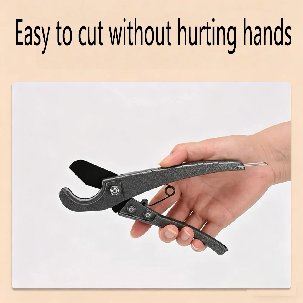 32mm PVC Pipe Cutter, Heavy Duty Plastic Tube Cutting Scissors, Ergonomic Grip, Sharp Blade for Effortless Cutting of PVC/PPR/PE