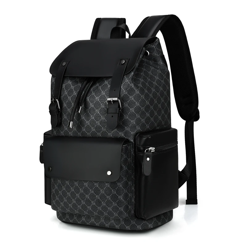 Floral Print Backpack Men Luxury Brand Design Men's Backpack High Capacity Travel Backpack Fashion Laptop Bags Schoolbag 백팩