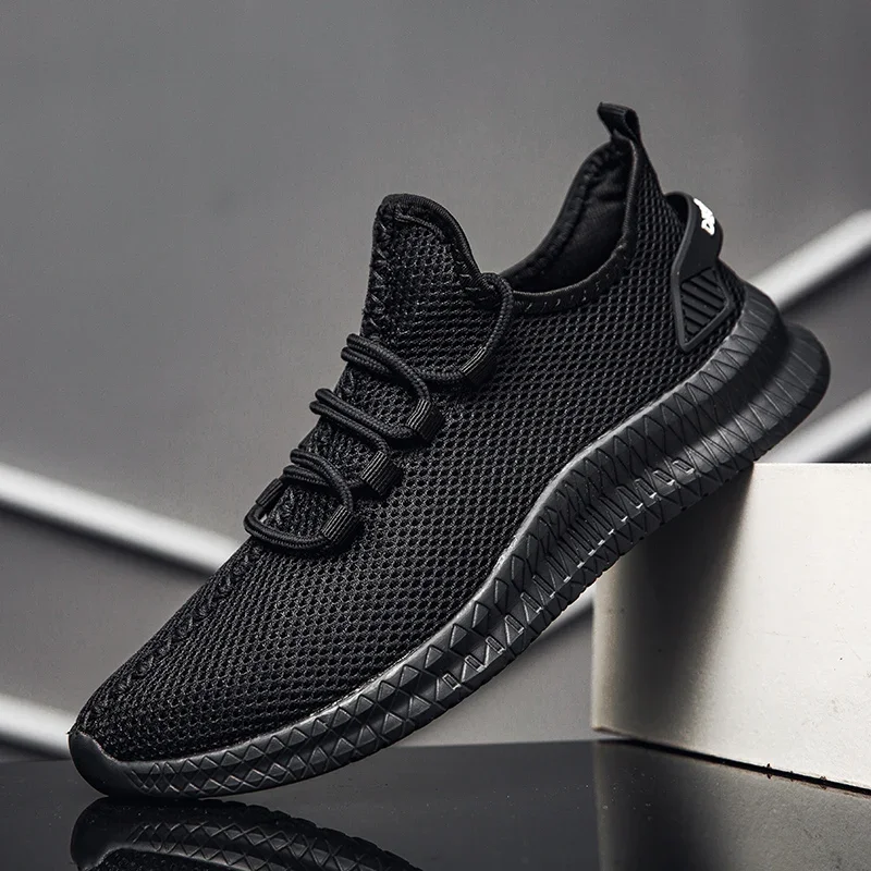 New Men Running Shoes Plus Size Lightweight Breathable Walking Shoes for Men Comfortable Non Slip Air Mesh Sneakers Man view 4