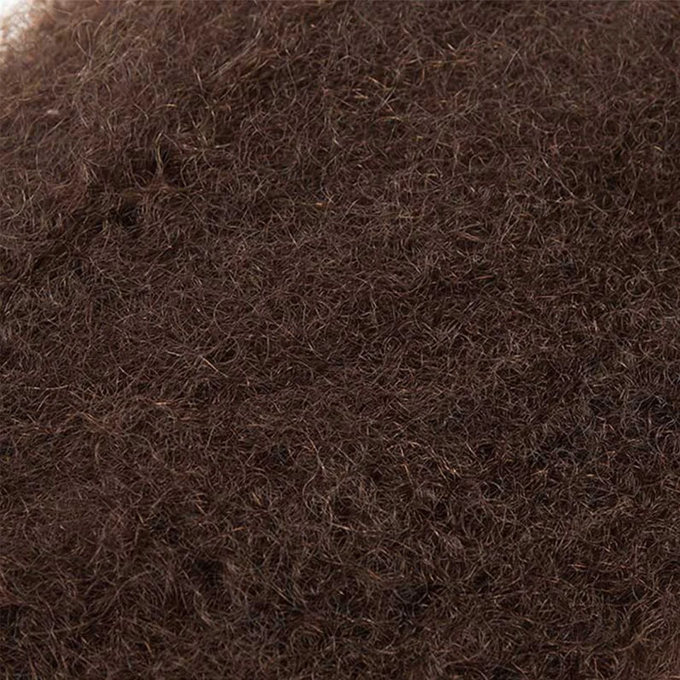 Natural Black Afro kinky Bulk Hair Extensions For Braiding Dreadlock Human Hair Peruvian No Short Hair Upgraded Afro Kinky Bulk