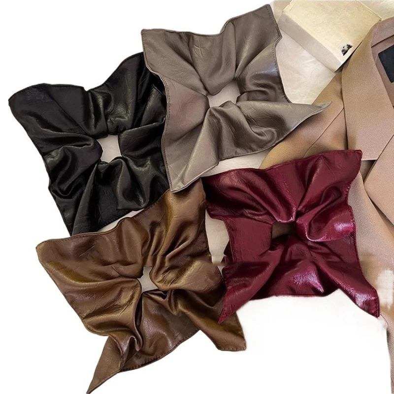 

Square scarf hair band Maillard hair accessories women's new high elastic headrope low ponytail