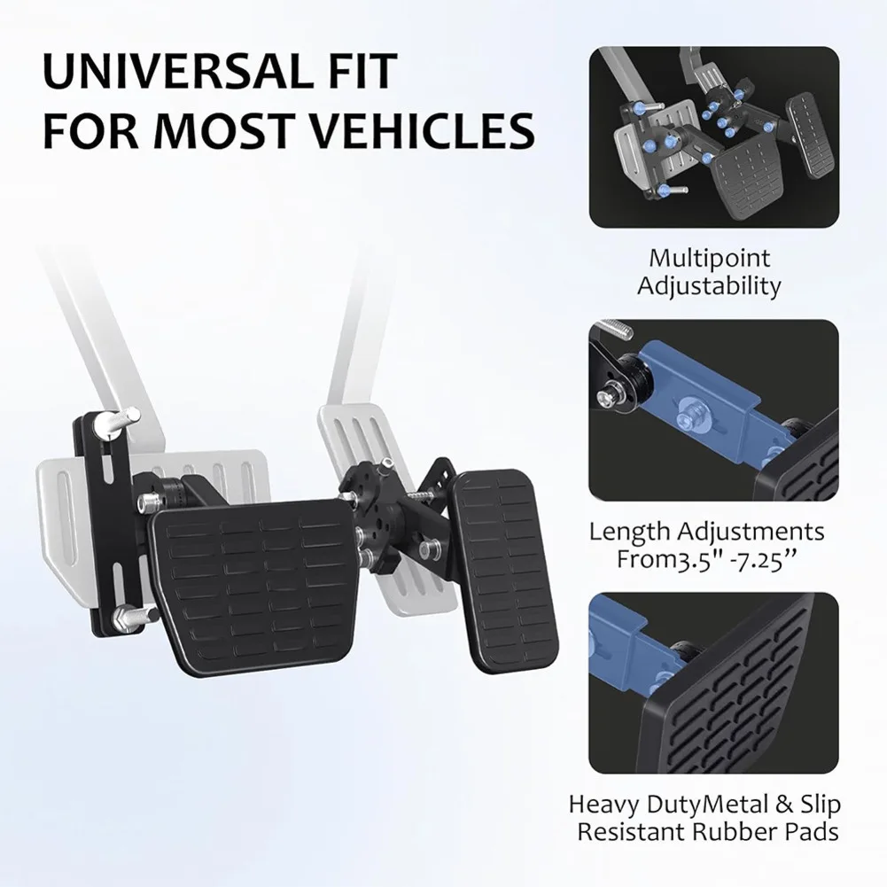 Accelerator And Brake Pedal Extenders Suitable For Cars, Go-karts, And Toy Cars