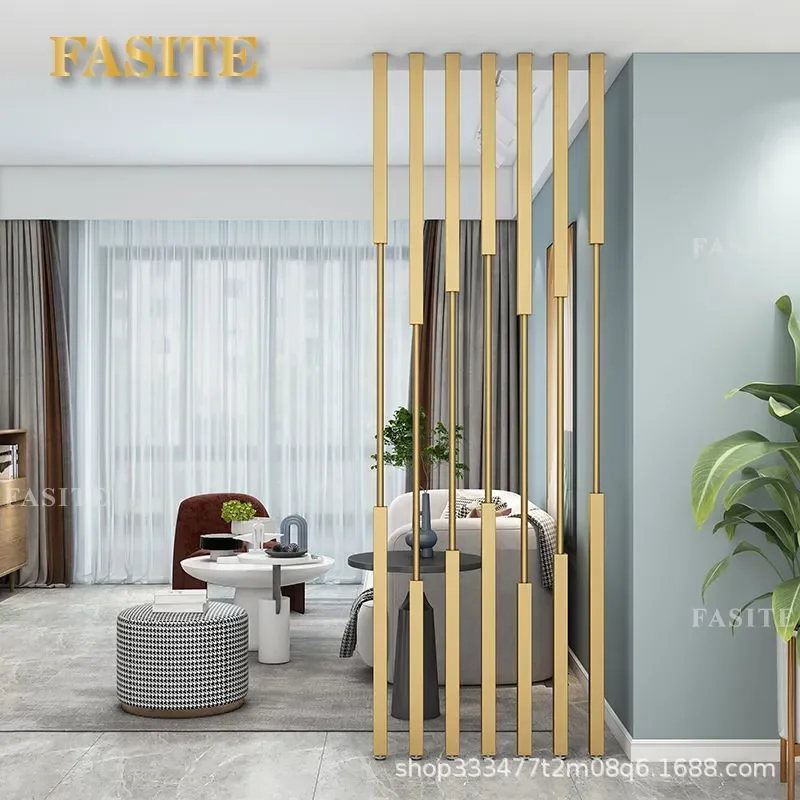 For Modern Living Room Office Porch Freestanding Screen Partition Wall No Punching Installation Light Luxury Open Shielding