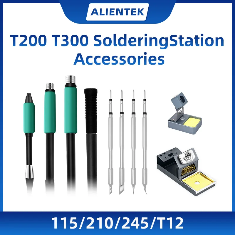 ALIENTEK T200 Soldeerbout Handvat VOOR C210/C245/c115/T12 Vervanging Ijzer voor T300 Soldeerstation soldeerhandvat Gereedschap