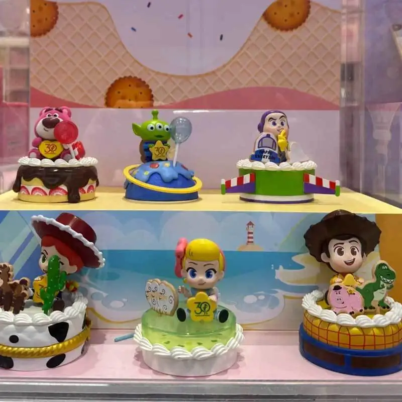 Pixar Toy Story Caja ciega Adorno sorpresa hecho a mano - Regalo de fiesta único para Halloween Figuras de acción coleccionables Juguete