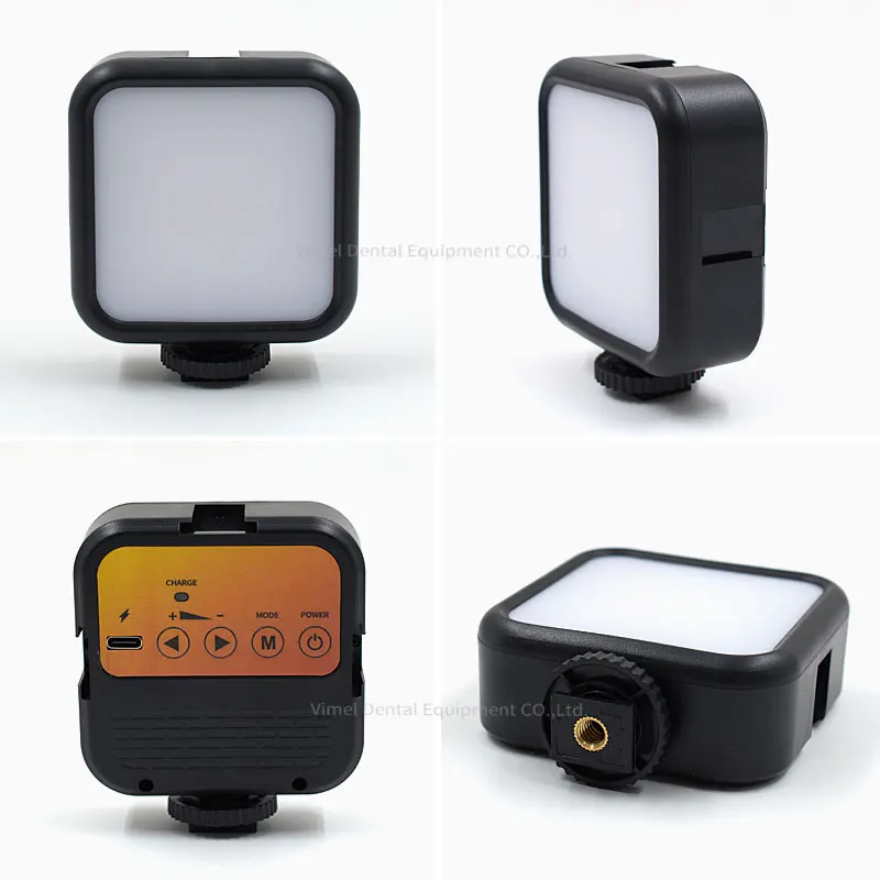 

360 Rotate 3 Color Dental Mobile photograhy Fill Light Adjust Brightness Dental Led Lamp with 3 type Holders