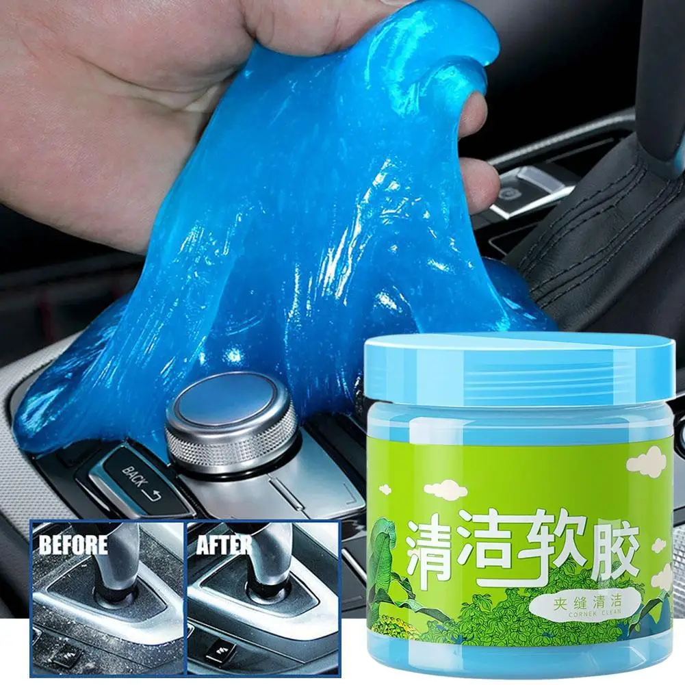 160g/500g Car Cleaning Gel Reusable Dirt Cleaner Gel For Keyboard Laptop Auto Interior Dust Dirt Remover Gel Cleaning Tools