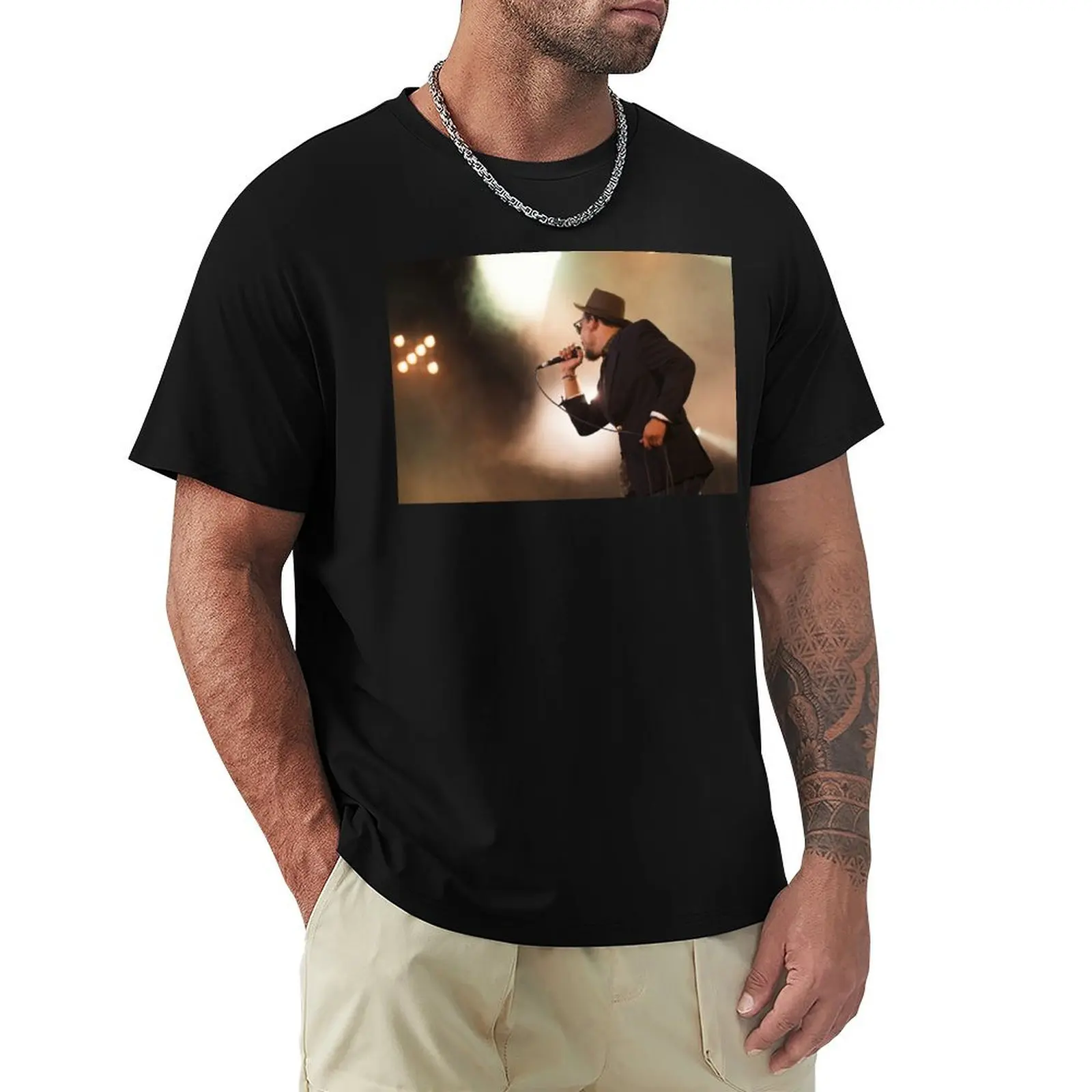 well uncle soul T-Shirt Vintage Print Crew Neck Tee