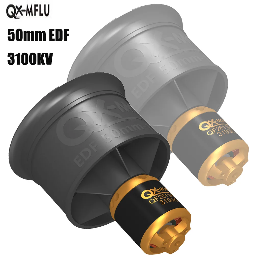 

QX-Motor QF2611PRO 50mm EDF CW CCW Ducted Fan 3100/3750KV CW/CCW with 12 Blades For Remote Control Toy Parts