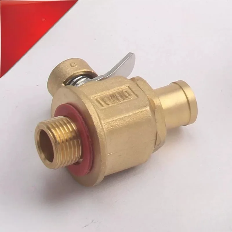Universal Oil Pan Drain Valve Switch Full Copper for Excavator Engine Kobelco Cat Hitachi Komatsu Daewoo