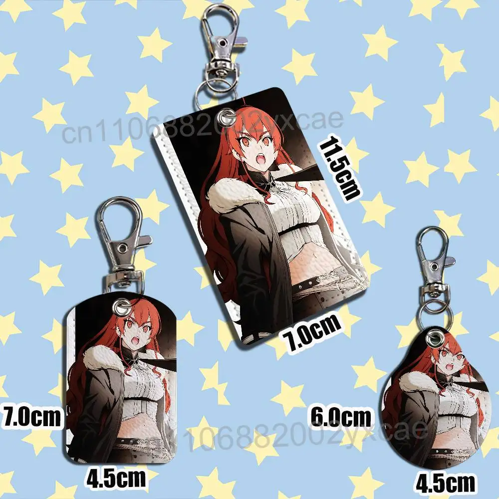 Eris Boreas Greyrat Mushoku Tensei Card Holder Keychain Key Ring Door Lock Access Protective Case For Security Gift