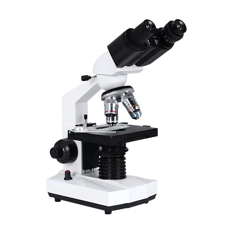 2500X Multiplier Binocular Biological Microscope  Microscope Bacterial Pharmacochemical Research Microscope